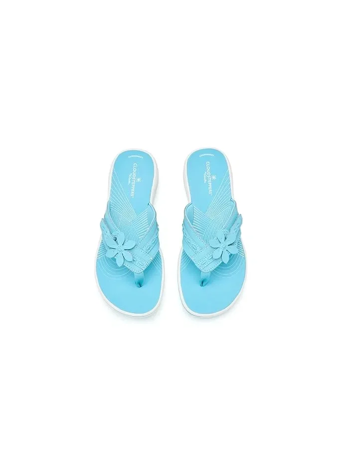 Сандалии с цветком Breeze Opal Clarks — изображение 2 из 4, синий