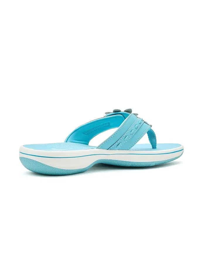 Сандалии с цветком Breeze Opal Clarks — изображение 3 из 4, синий