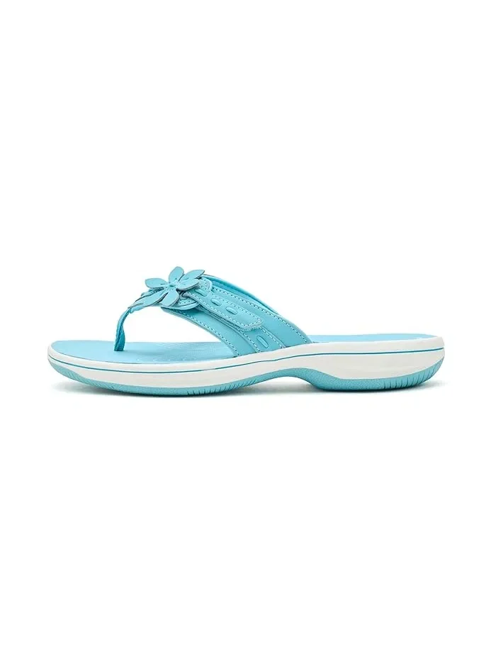 Сандалии с цветком Breeze Opal Clarks — изображение 4 из 4, синий