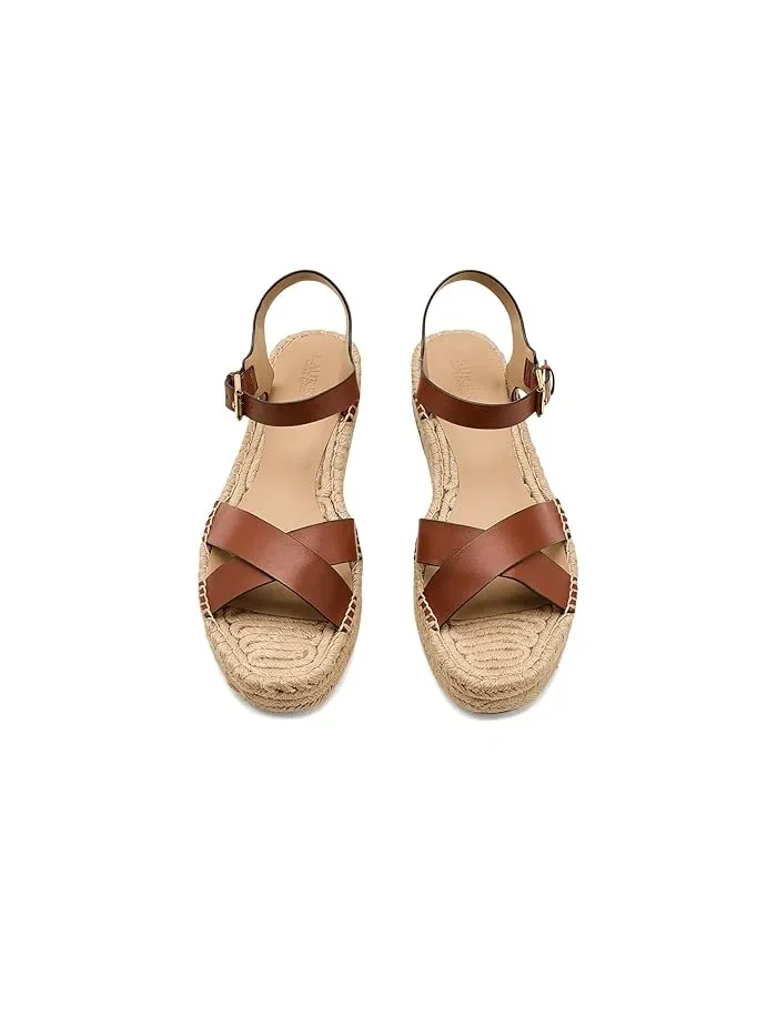 Босоножки на платформе Emeryn Platform Espadrille Lauren Ralph Lauren — изображение 2 из 4, бежевый