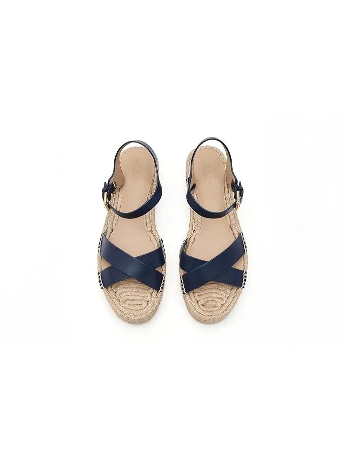 Сандалии платформа Emeryn Espadrille Lauren Ralph Lauren — изображение 2 из 4, темно-синий