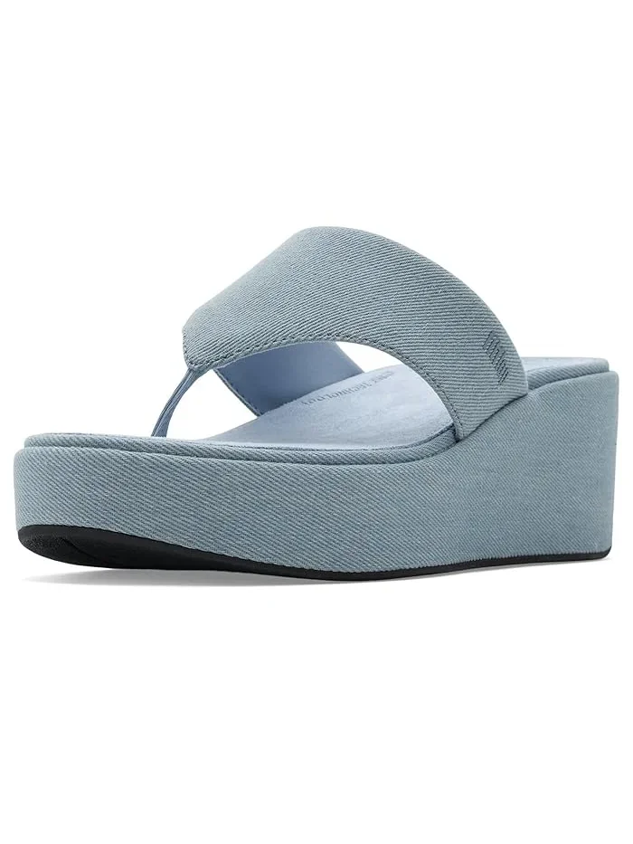 Босоножки с каблуком Platfforms Denim Wedge FitFlop
