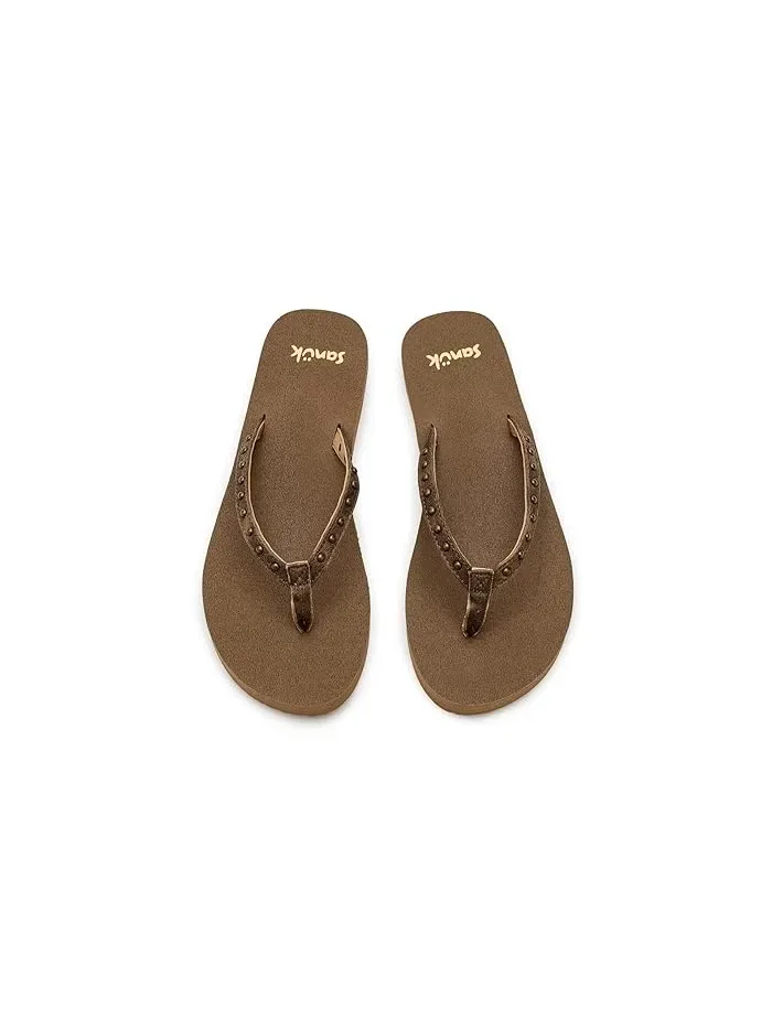 Сандалии с шипами Yoga Joy II Stud Sanuk — изображение 2 из 4, бежевый