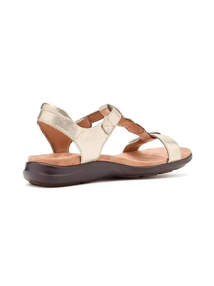 Сандалии с открытым носком Kitly Gem Clarks — изображение 3 из 4, бежевый