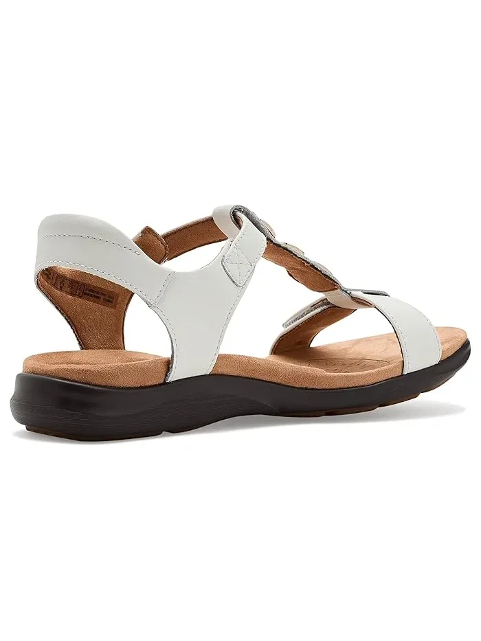 Сандалии с контурной стелькой Contour Cushion Kitly Gem Clarks — изображение 3 из 4, бежевый