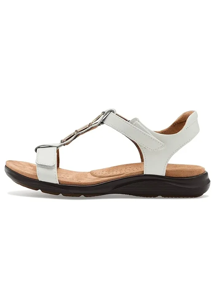 Сандалии с контурной стелькой Contour Cushion Kitly Gem Clarks — изображение 4 из 4, бежевый