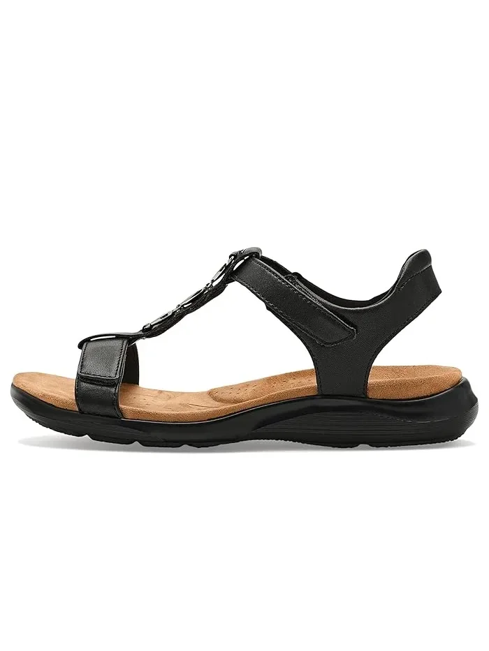 Сандалии с контурной стелькой Kitly Gem Clarks — изображение 4 из 4, черный