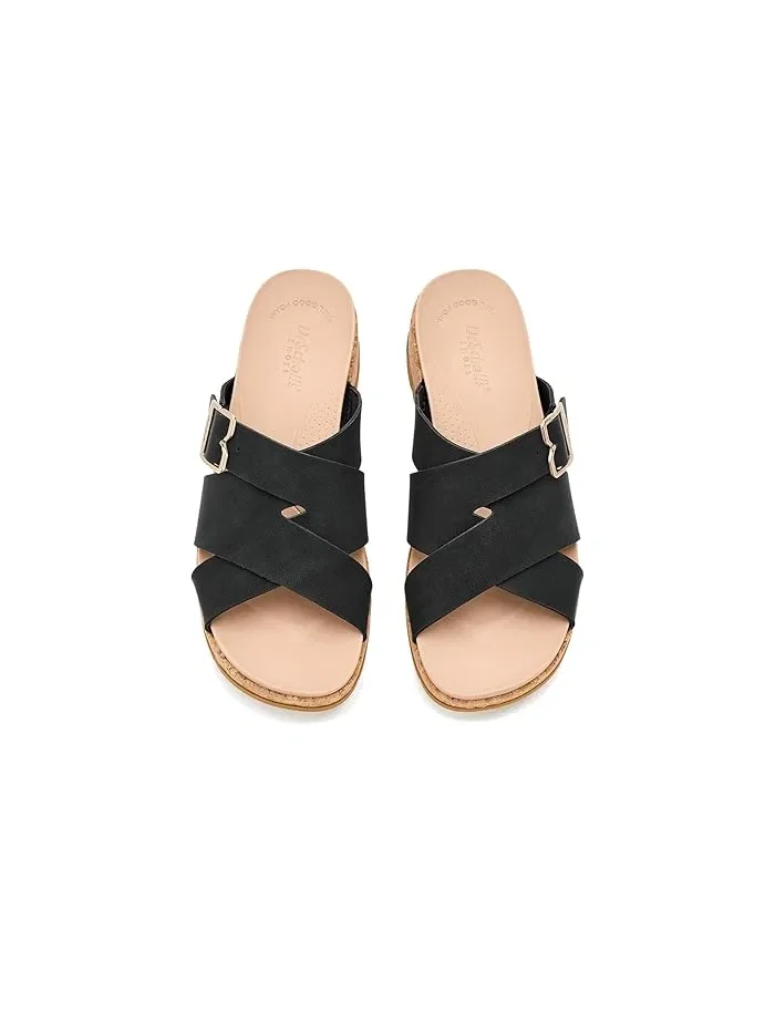 Сандалии платформа Free Day Slide Dr. Scholl's — изображение 2 из 4, черный