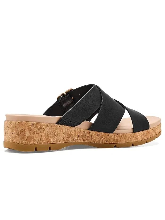 Сандалии платформа Free Day Slide Dr. Scholl's — изображение 3 из 4, черный