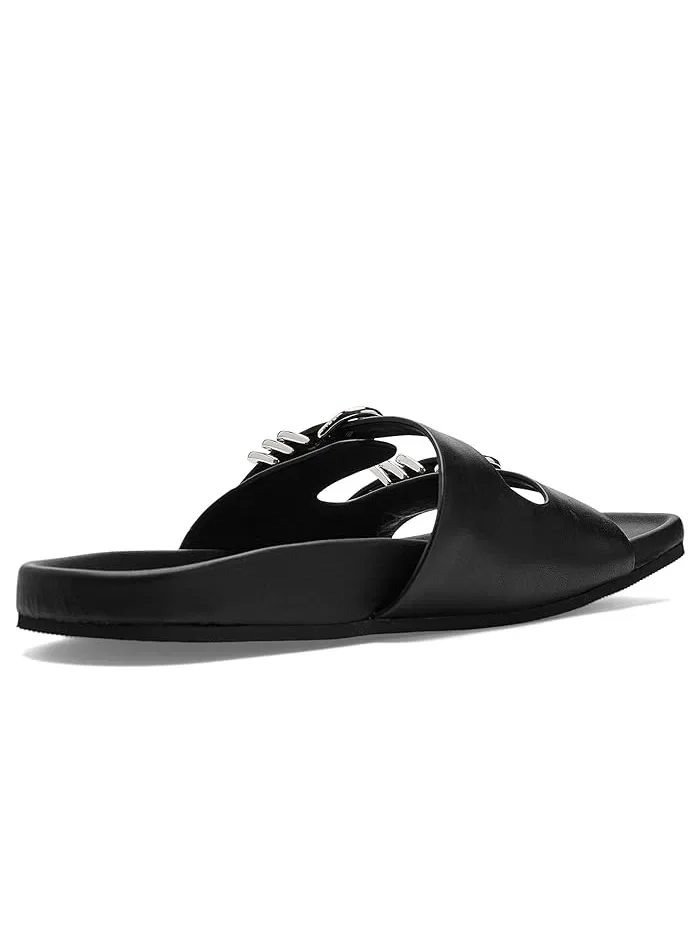 Сандалии кожаные Rue Slides rag & bone — изображение 3 из 4, черный