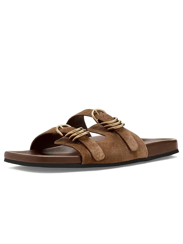 Сандалии с открытым носком Rue Slides rag & bone — изображение 1 из 4, умбра