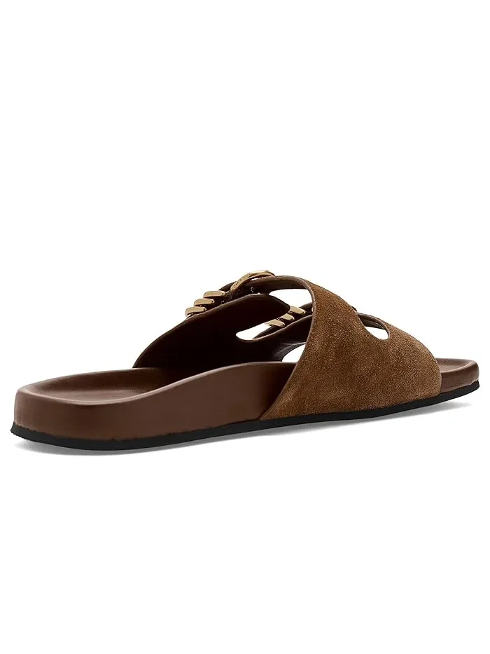 Сандалии с открытым носком Rue Slides rag & bone — изображение 3 из 4, умбра