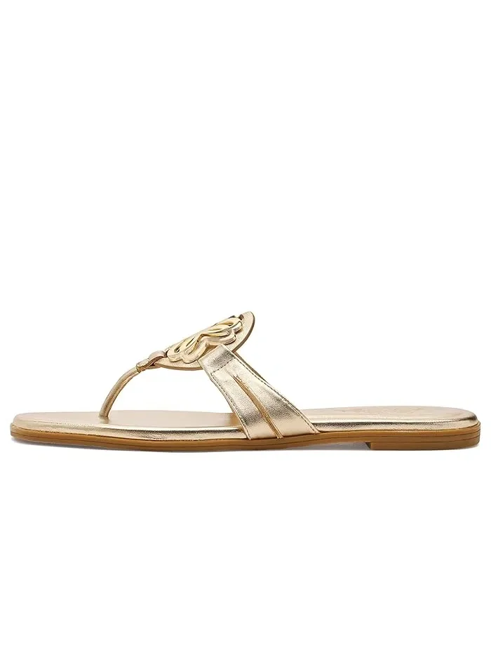 Сандалии повседневные The Lilly Sandals Lilly Pulitzer — изображение 4 из 4, золотистый металлик