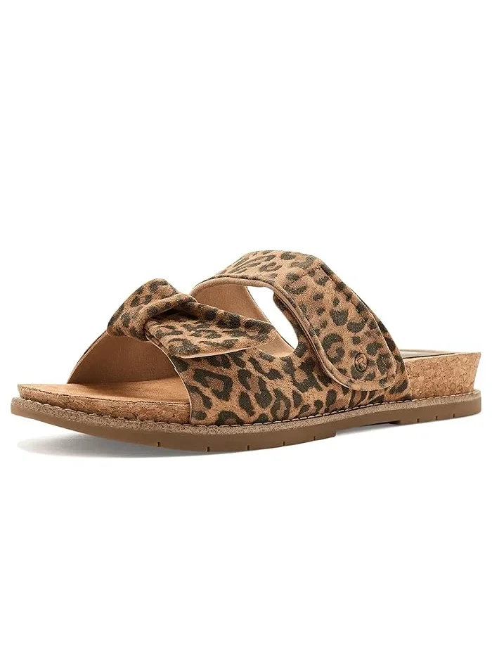 Сандалии повседневные Zova Rockport, Leopard Suede — изображение 1 из 4, леопардовый