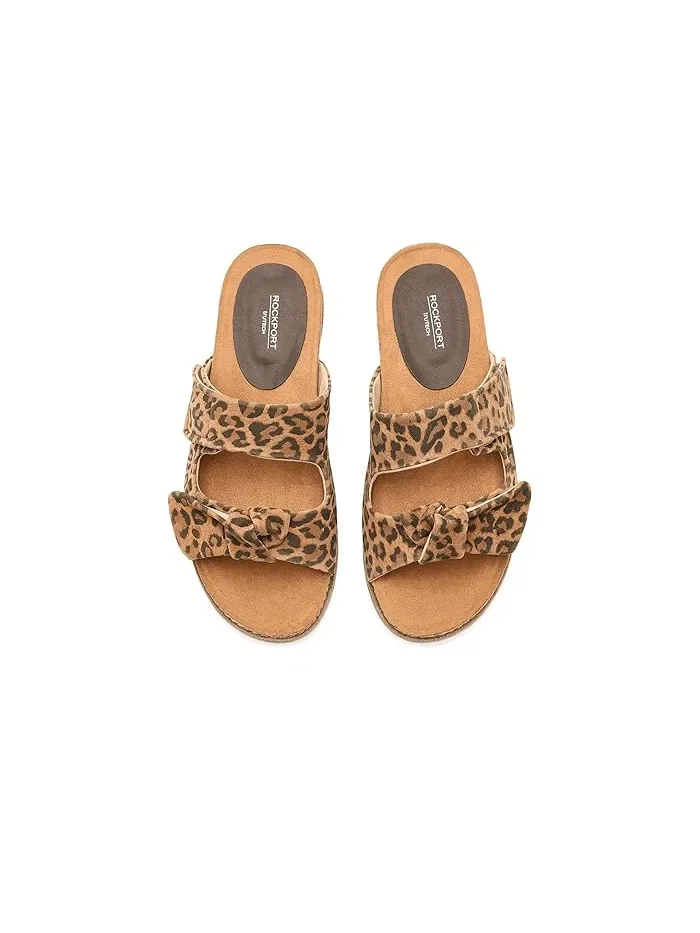 Сандалии повседневные Zova Rockport, Leopard Suede — изображение 2 из 4, леопардовый