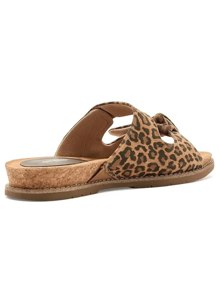 Сандалии повседневные Zova Rockport, Leopard Suede — изображение 3 из 4, леопардовый