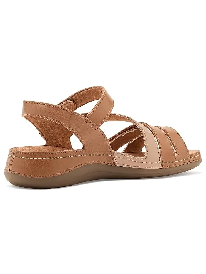 Сандалии на ремешках Cecily Mix Clarks — изображение 3 из 4, бежевый