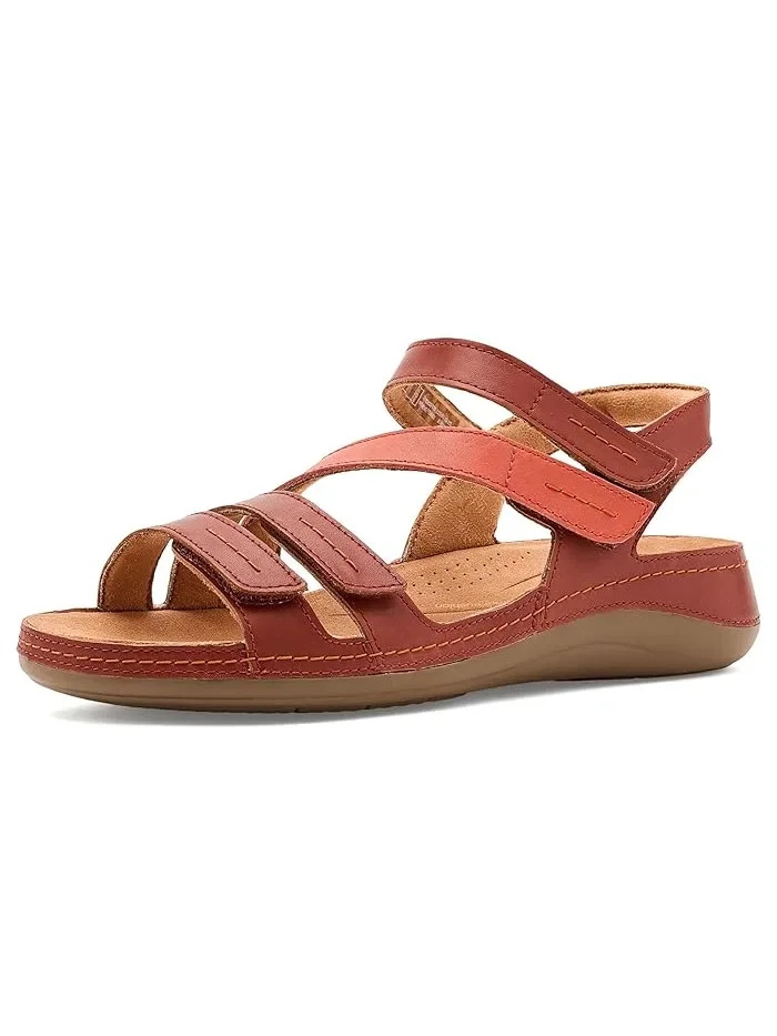 Сандалии повседневные Cecily Mix Clarks — изображение 1 из 4, оранжевый