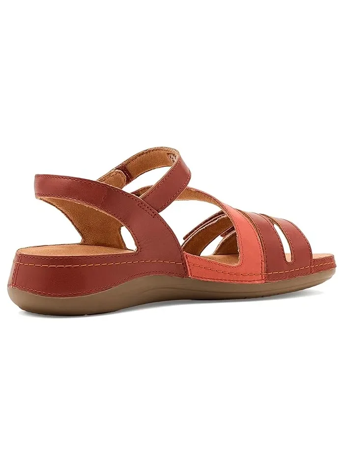Сандалии повседневные Cecily Mix Clarks — изображение 3 из 4, оранжевый