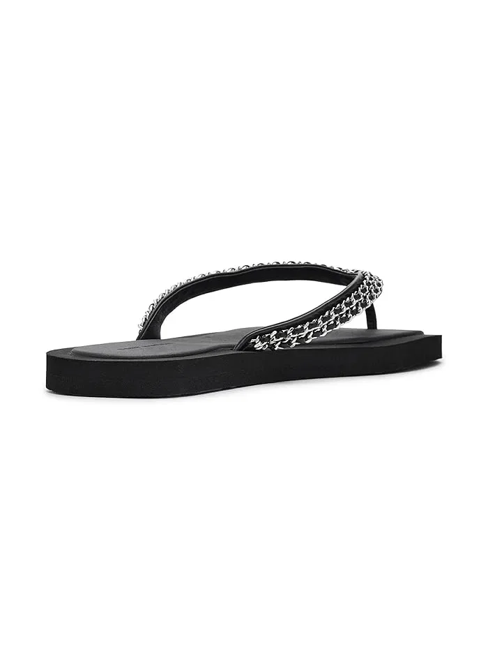 Сандалии Kira Chain Tory Burch — изображение 3 из 4, черный