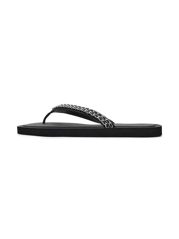 Сандалии Kira Chain Tory Burch — изображение 4 из 4, черный