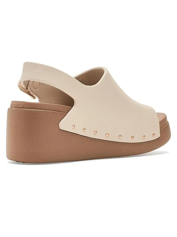 Сандалии Dylan Platform с пряжкой Crocs — изображение 3 из 4, коричневый