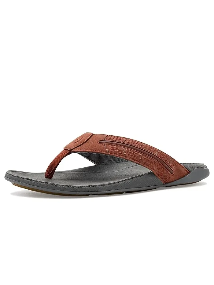 Сандалии с вышивкой Tuahine Palm OluKai