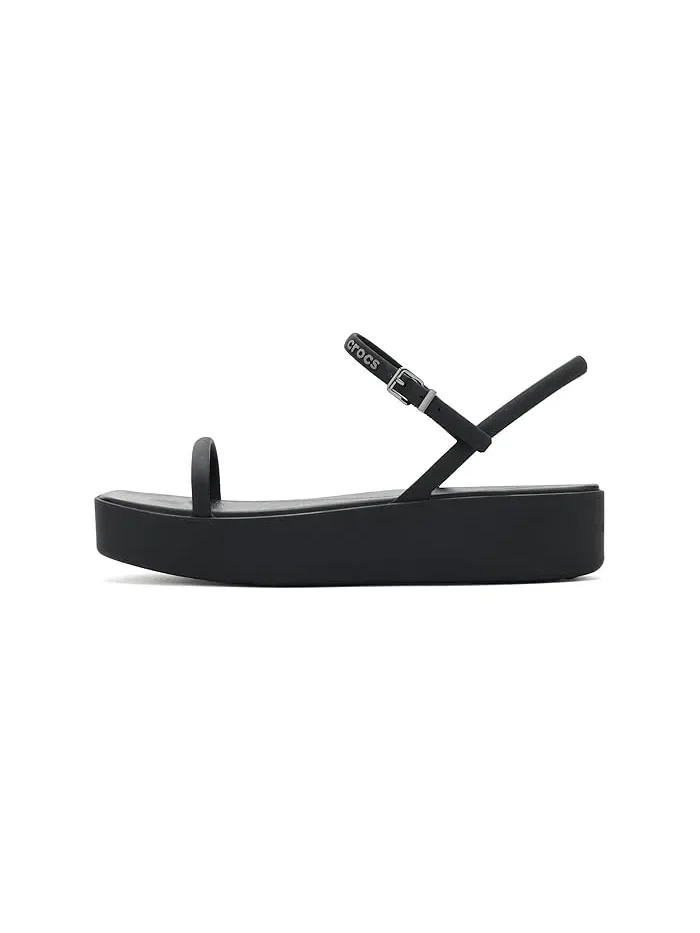 Сандалии платформа Miami Y-strap Crocs — изображение 4 из 4, черный