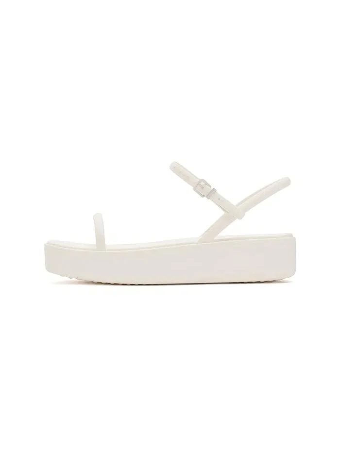 Сандалии платформа Y-strap Miami Crocs — изображение 4 из 4, мел