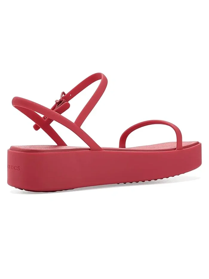 Сандалии Y-strap Platform Miami Crocs — изображение 3 из 4, розовый