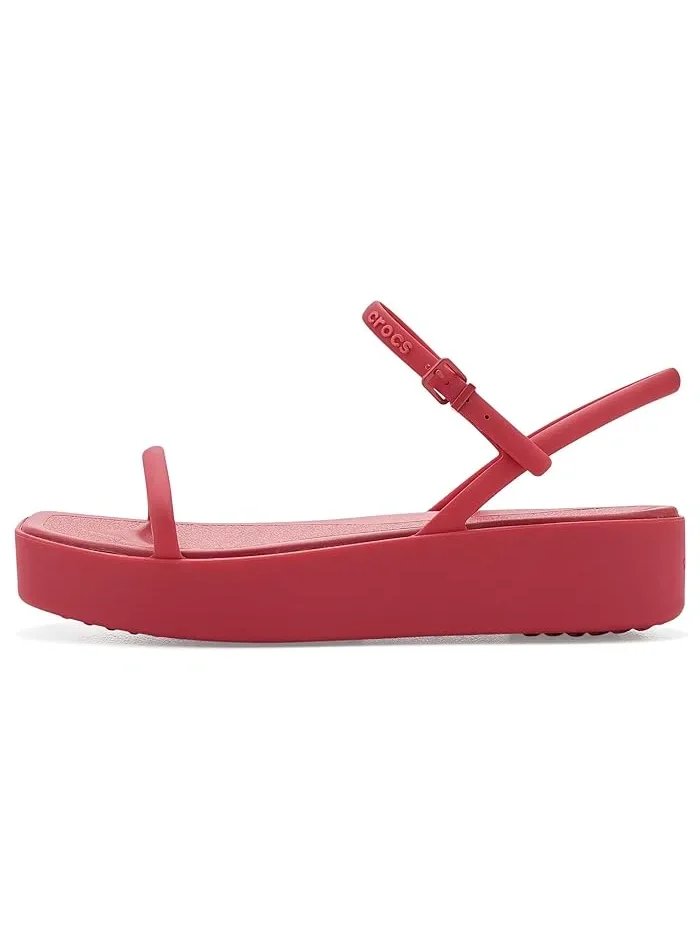 Сандалии Y-strap Platform Miami Crocs — изображение 4 из 4, розовый