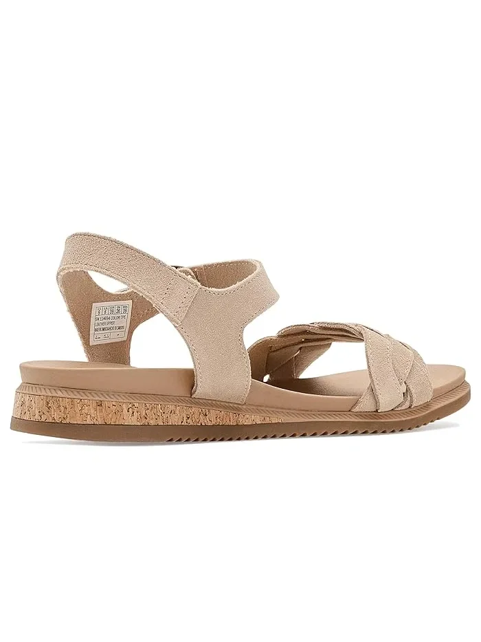 Сандалии на низком каблуке Desert Kiss Low - Vacay Look BOBS from SKECHERS — изображение 3 из 4, тауп