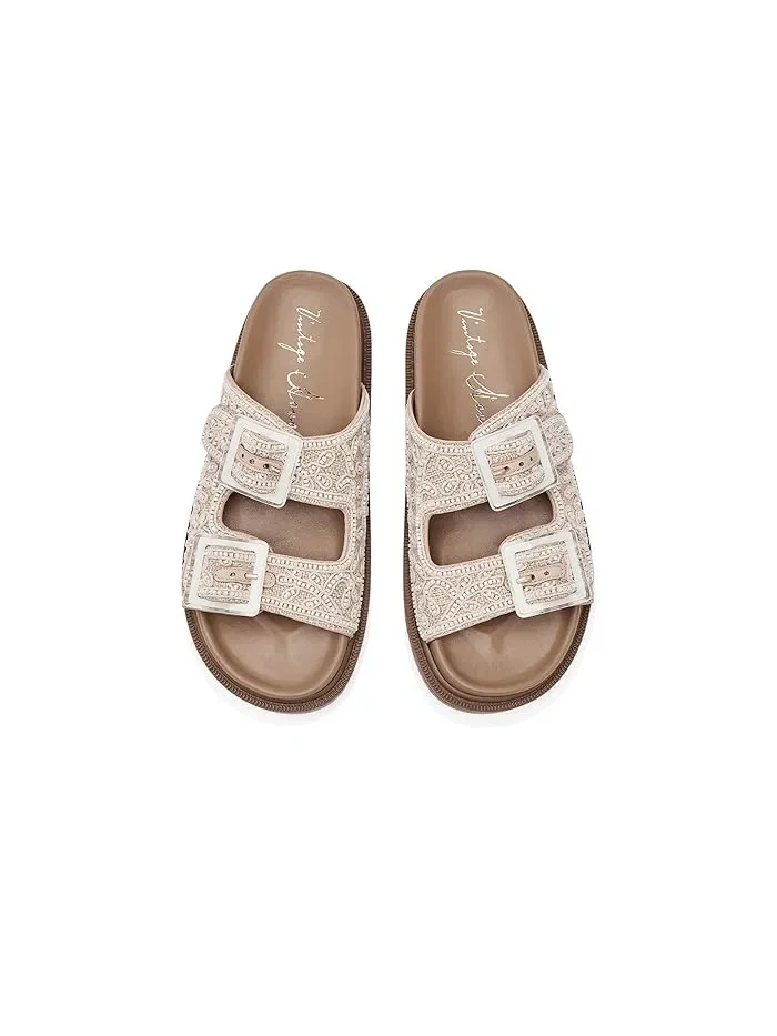 Сандалии женские на каблуке Kayla Vintage Havana — изображение 2 из 4, бежевый