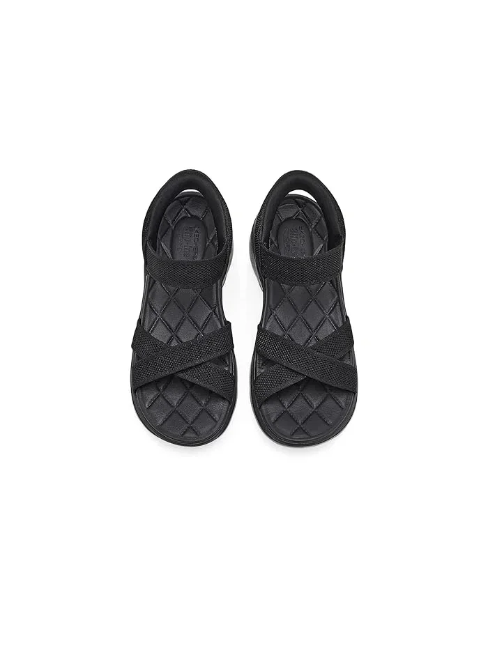Сандалии с поддержкой свода стопы GO Walk Arch Fit 2.0 Francesca SKECHERS — изображение 2 из 4, черный/черный