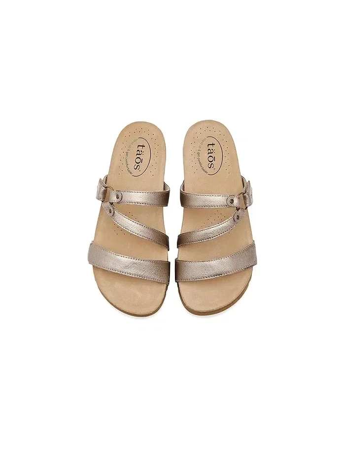 Сандалии с регулируемыми ремешками Ringslide Taos Footwear — изображение 2 из 4, шампань