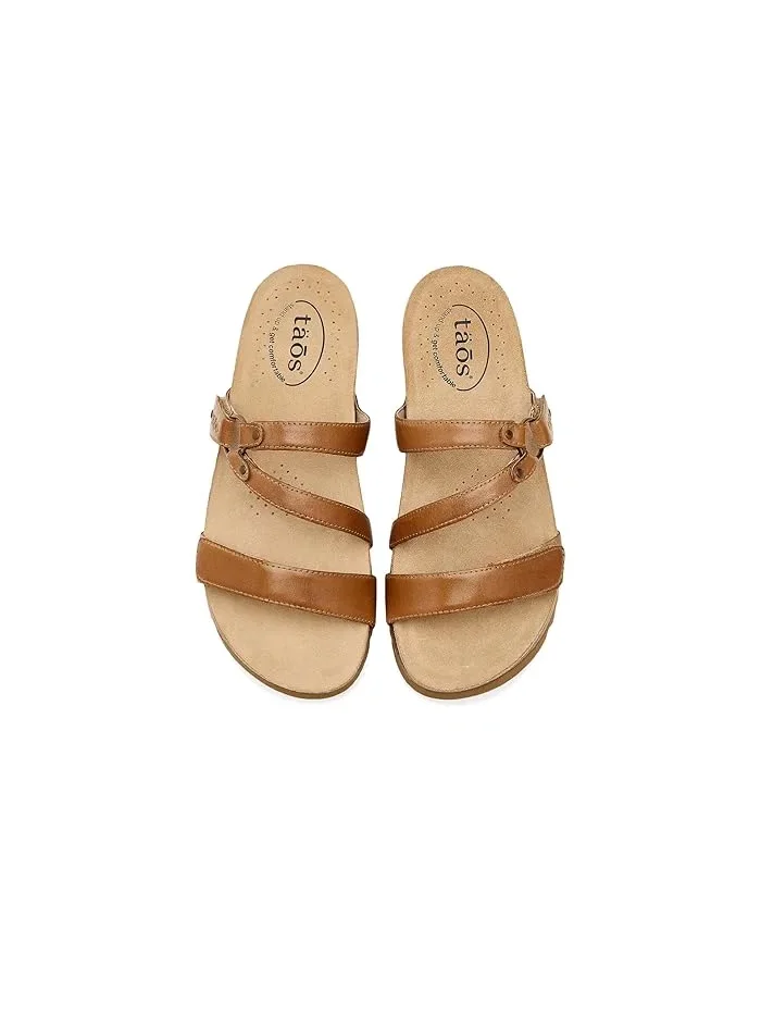 Сандалии с регулируемыми ремешками Ringslide Taos Footwear — изображение 2 из 4, карамель