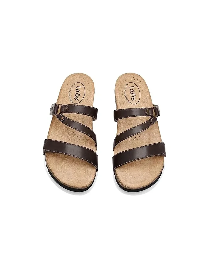 Сандалии с регулируемыми ремешками Ringslide Taos Footwear — изображение 2 из 4, коричневый