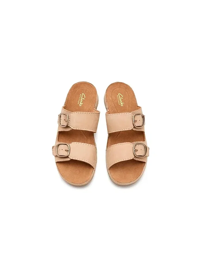 Сандалии повседневные Cecily Step Clarks — изображение 2 из 4, бежевый