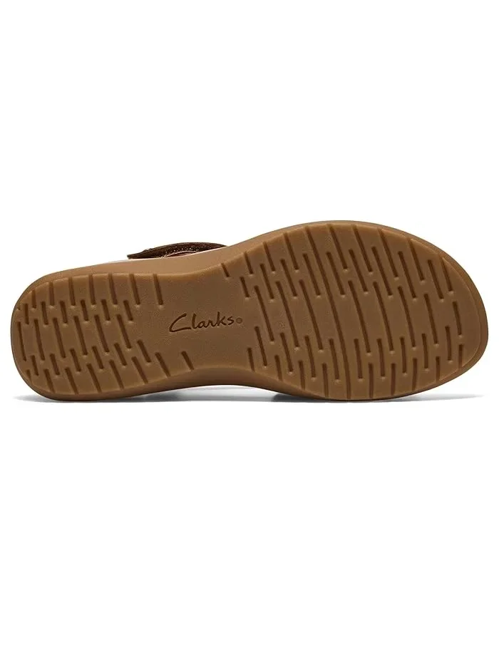 Сандалии с металлическими вставками Maelynn Gem Clarks — изображение 3 из 4, бежевый