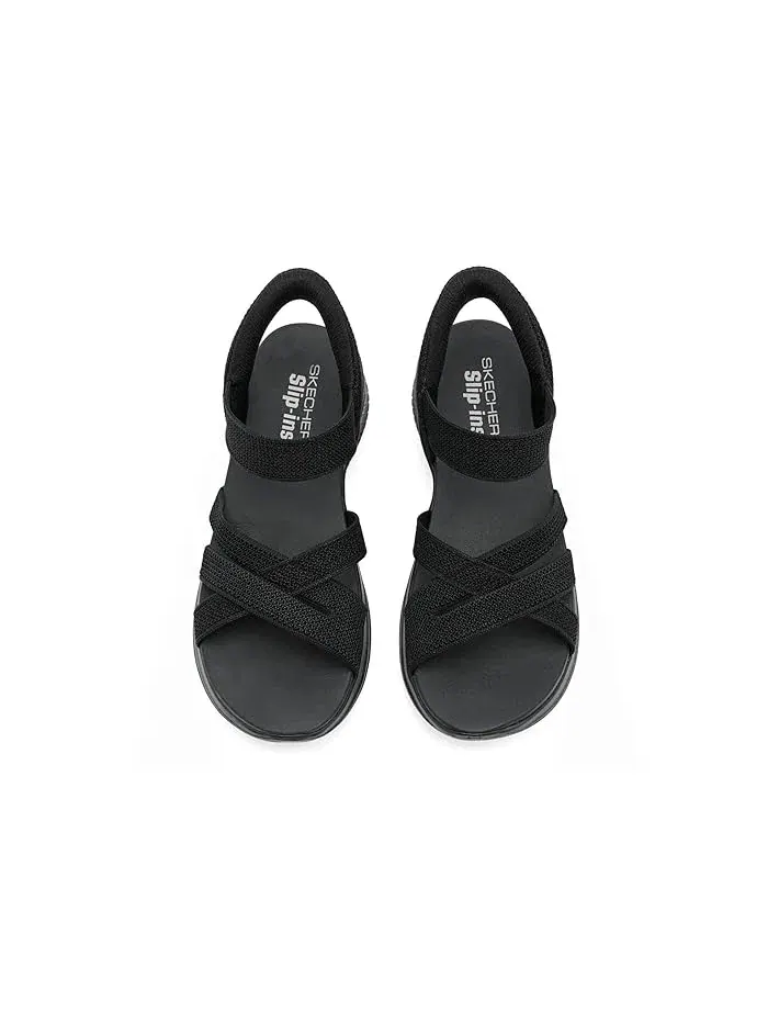 Сандалии Ultra Flex 3.0 Slip-Ins SKECHERS — изображение 2 из 4, черный/черный