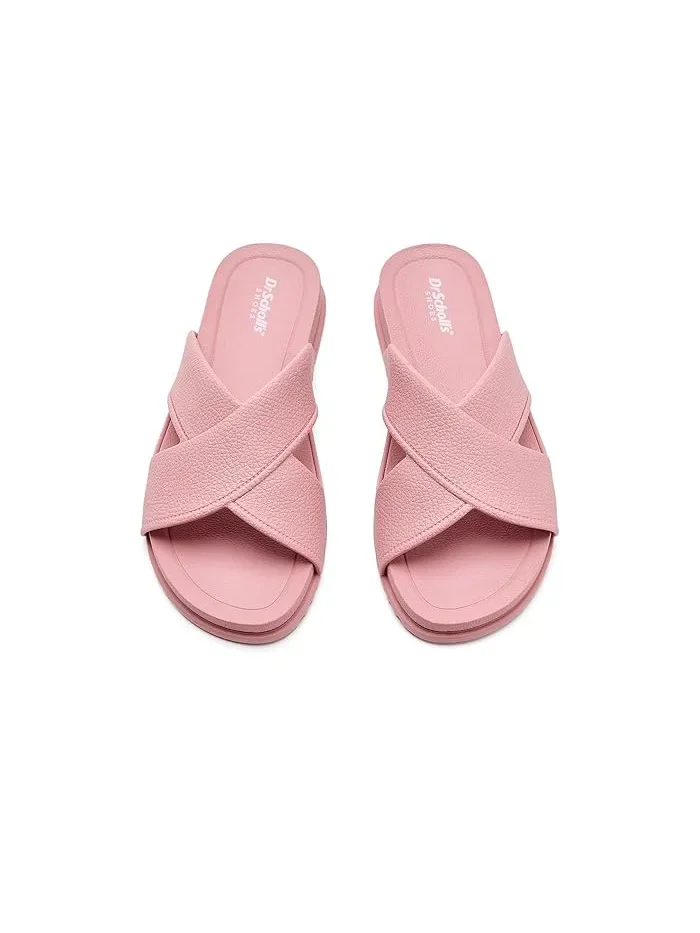 Сандалии с перекрестными ремешками Sun Dreamer Dr. Scholl's — изображение 2 из 4, розовый