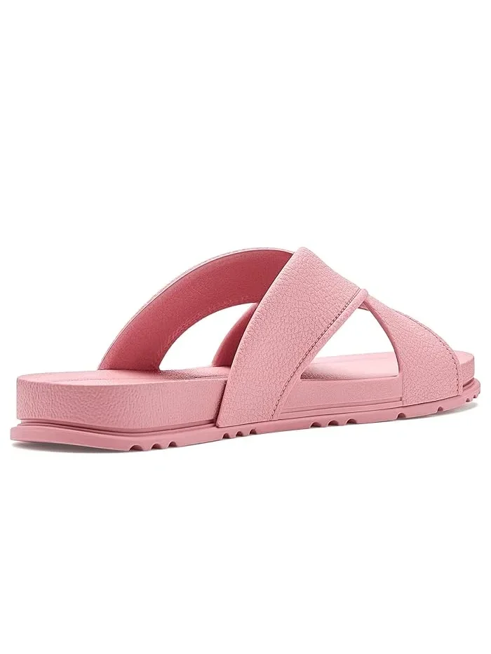 Сандалии с перекрестными ремешками Sun Dreamer Dr. Scholl's — изображение 3 из 4, розовый