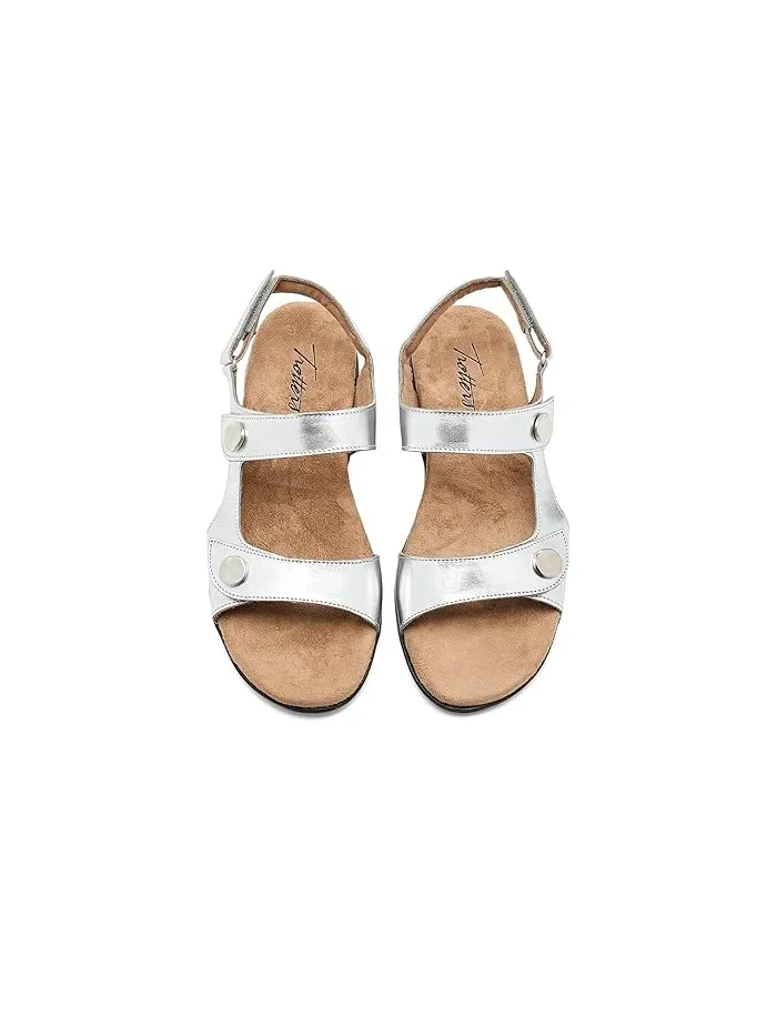 Сандалии Metallic Romi Trotters — изображение 2 из 4, серебряный