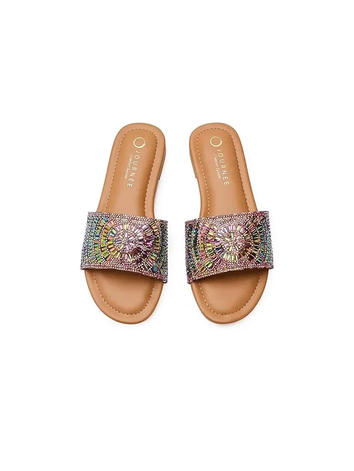 Сандалии с открытым носком Maria Journee Collection — изображение 2 из 4, мульти
