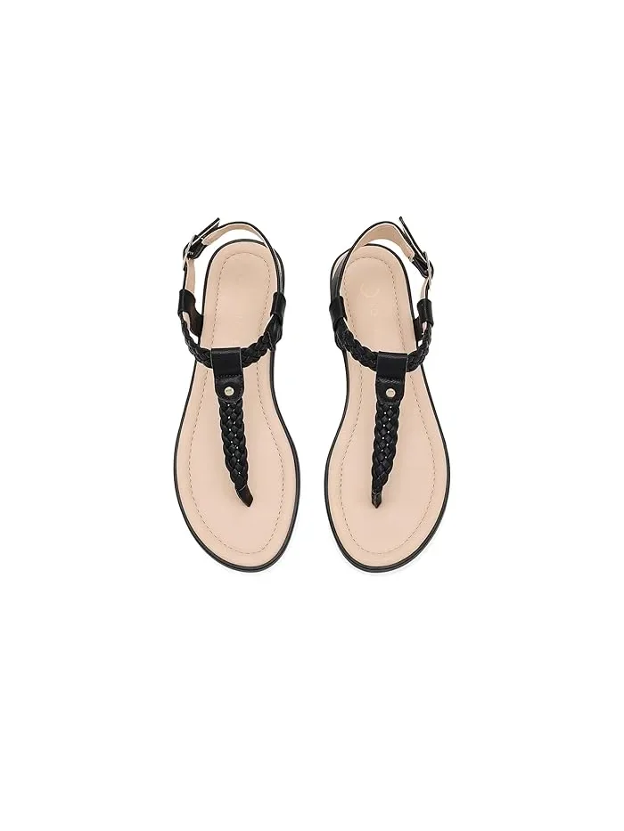 Сандалии с переплетением Genevive Journee Collection — изображение 2 из 4, черный