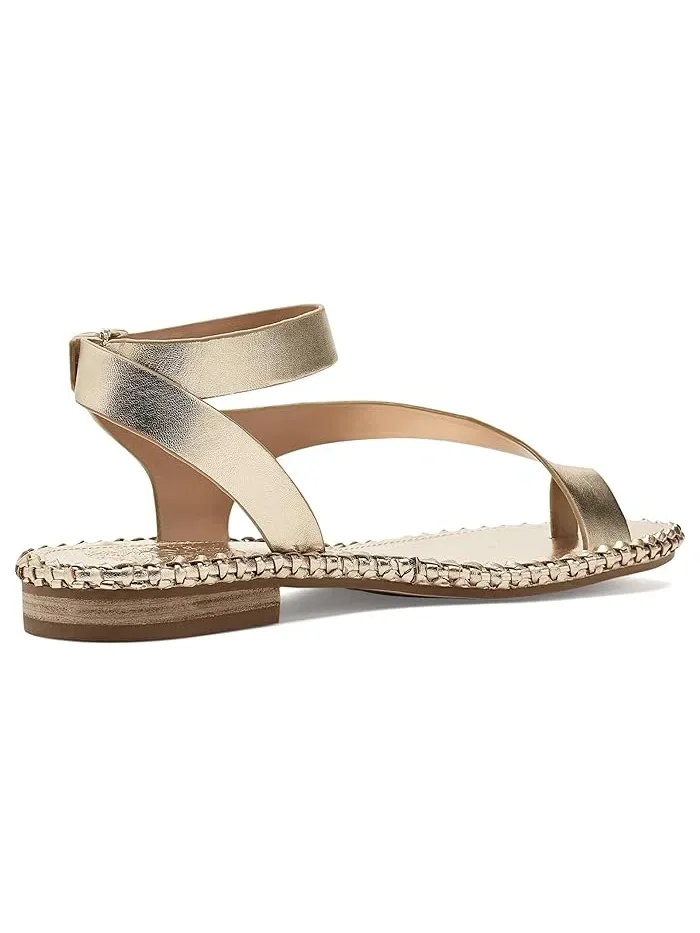 Сандалии с ремешком на щиколотке и петлей для пальца Libahs Vince Camuto — изображение 3 из 4, золотистый