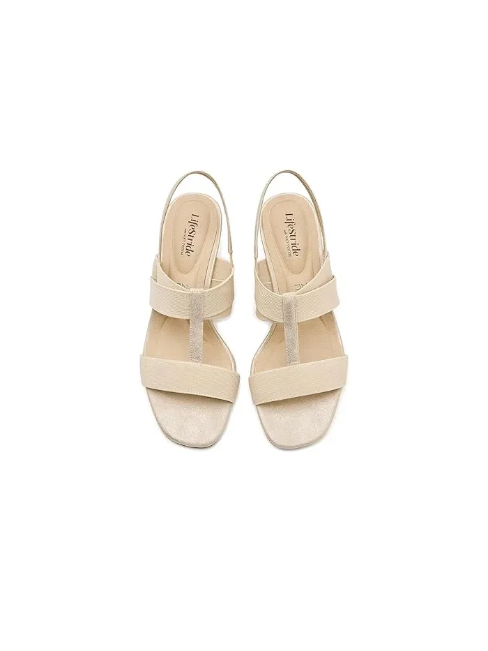 Сандалии на каблуке Sweet Slingback LifeStride — изображение 2 из 4, золотистый
