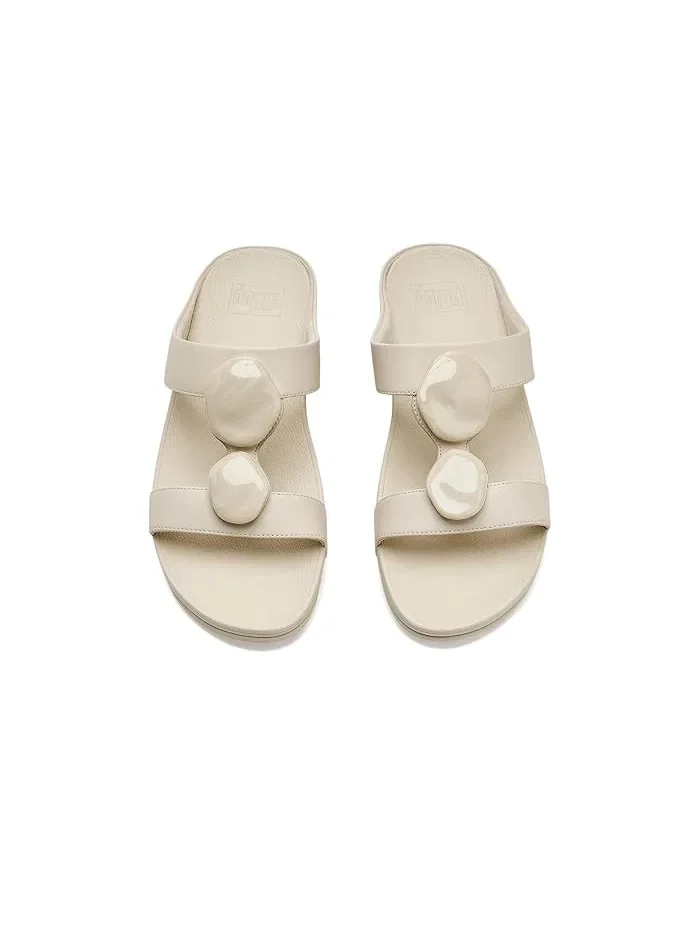 Сандалии с мраморными вставками Fino H-bar FitFlop — изображение 2 из 4, бежевый