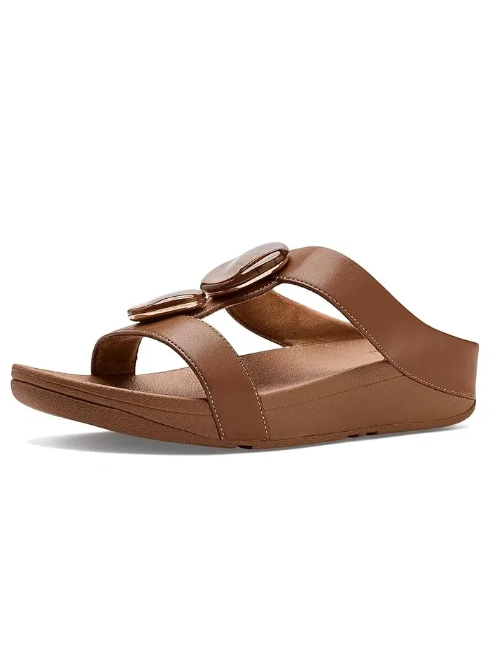 Сандалии с мраморными вставками Fino Marbled-Stone H-bar FitFlop