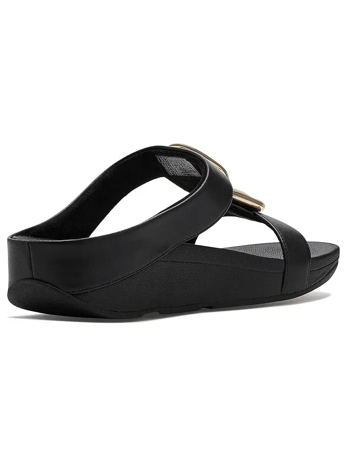 Сандалии с мраморным узором Fino H-bar FitFlop — изображение 3 из 4, черный